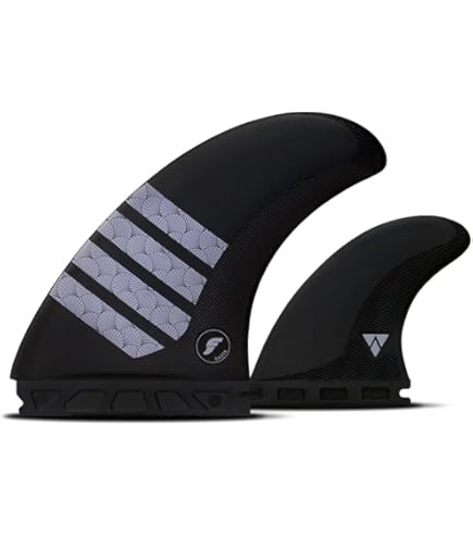Amazon.com : Future Fins FT1-V2 Alpha Twin Fin Set, Carbon